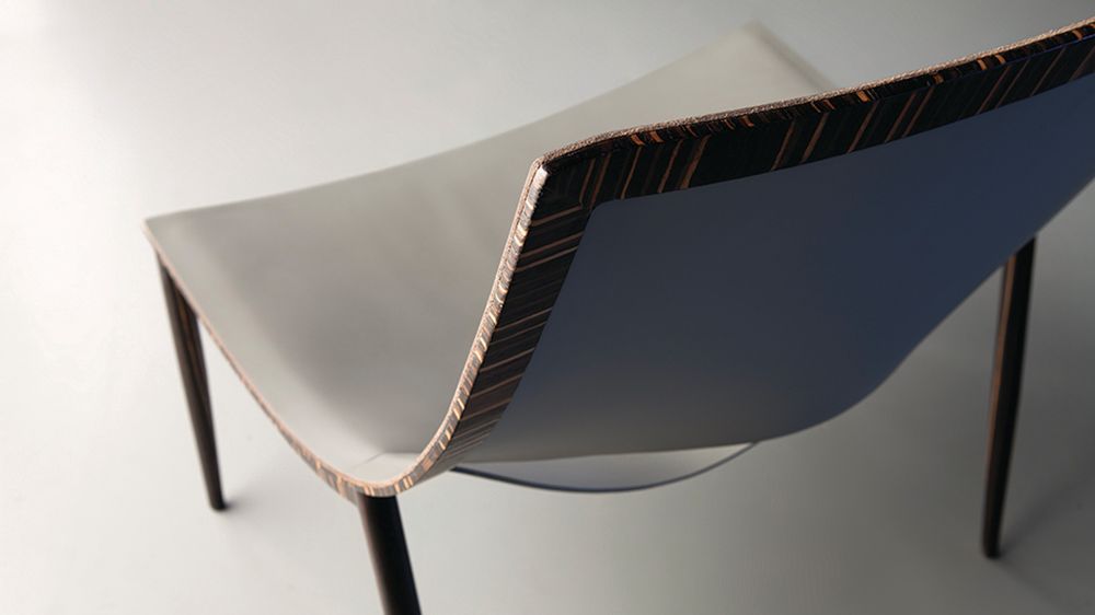 Chaises - Chaise SMILE - métal+cuir - DOIMO BRASIL