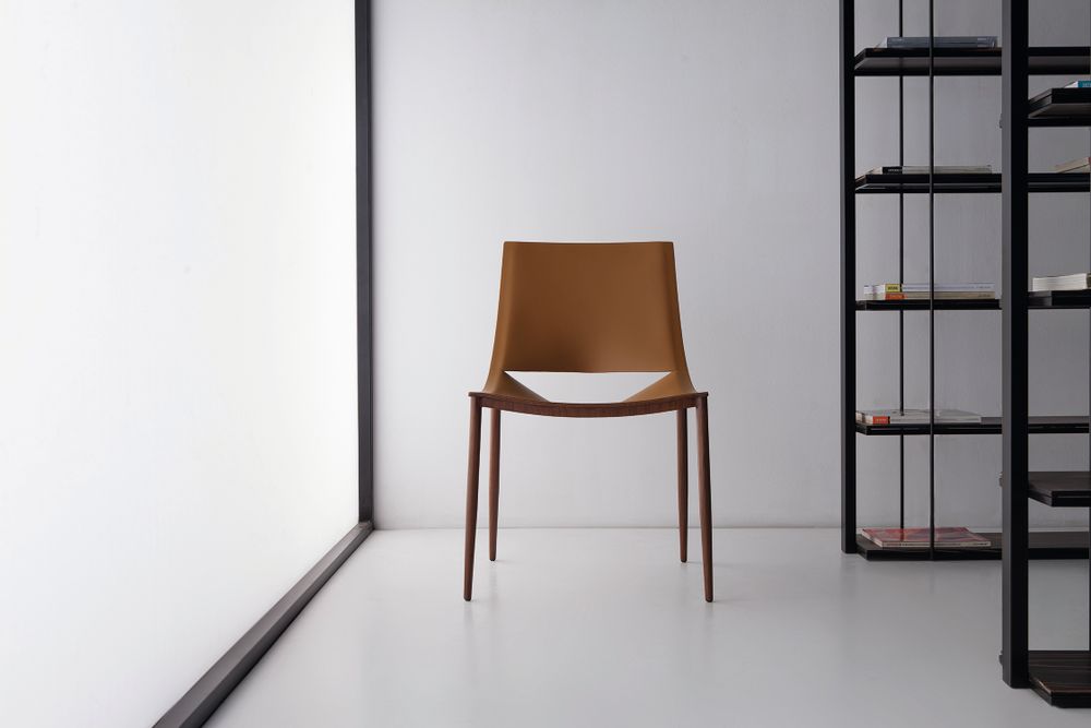Chaises - Chaise SMILE - métal+cuir - DOIMO BRASIL