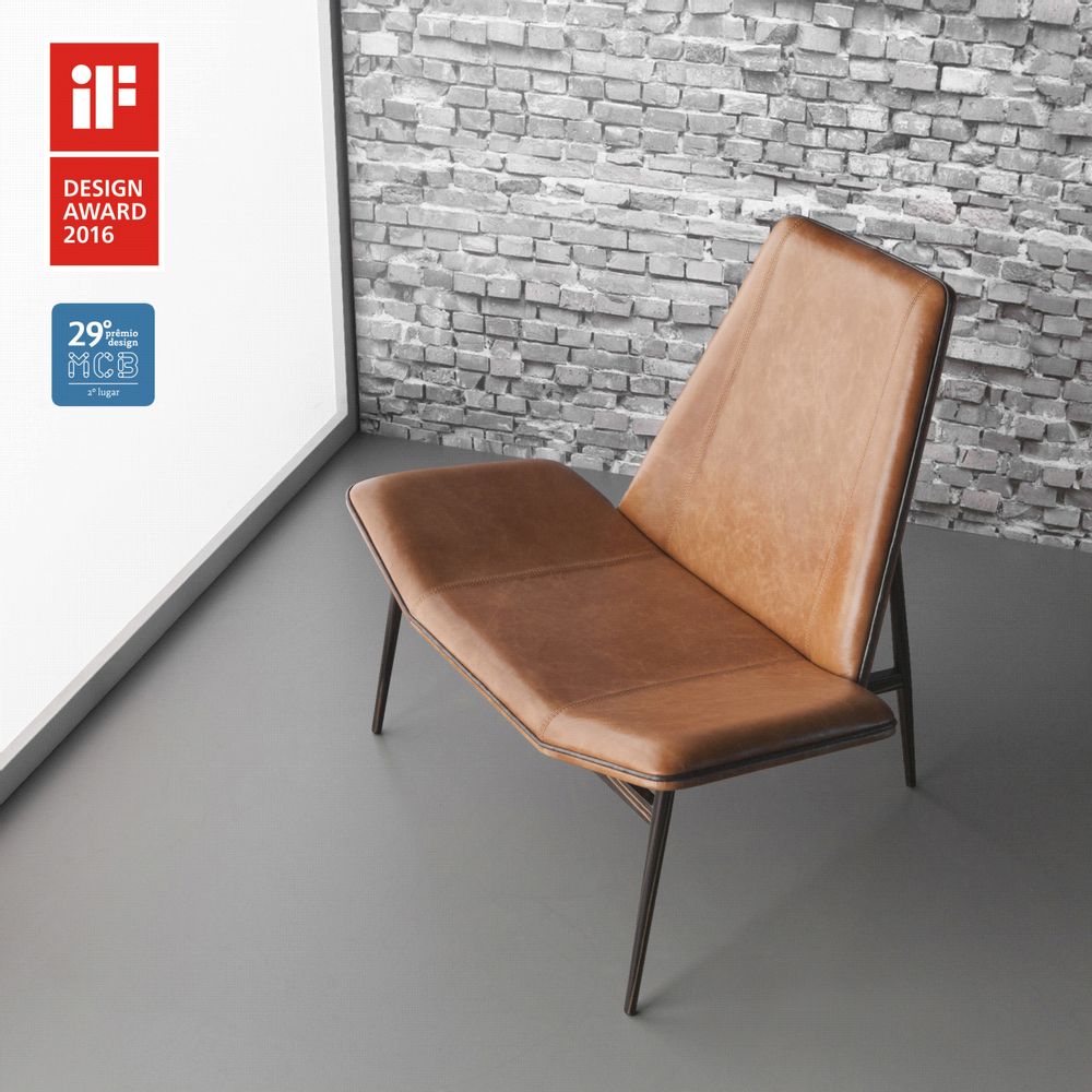 Lounge chairs - KEI chaise longue - metal - DOIMO BRASIL