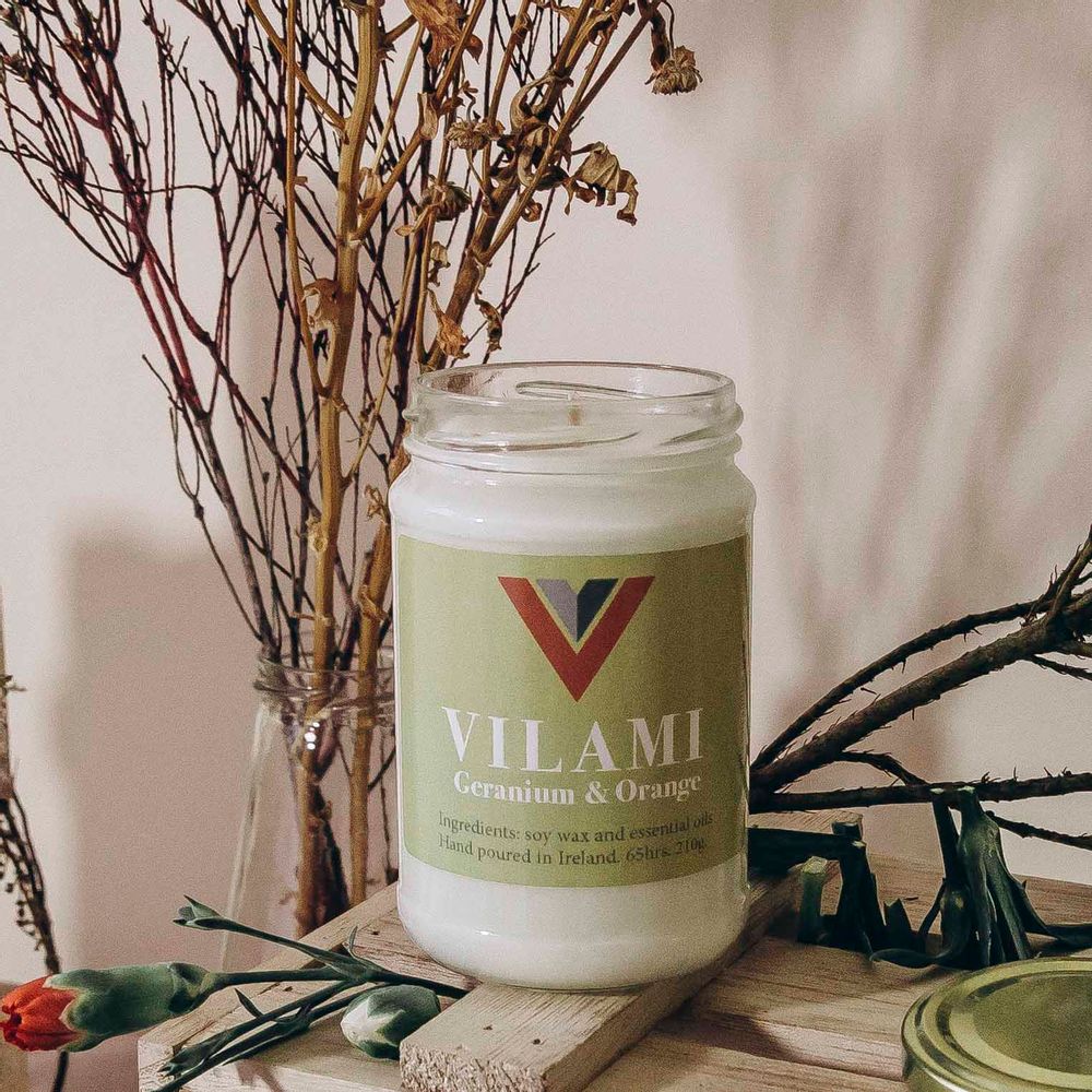 Bougies - Bougie Géranium & Orange - VILAMI