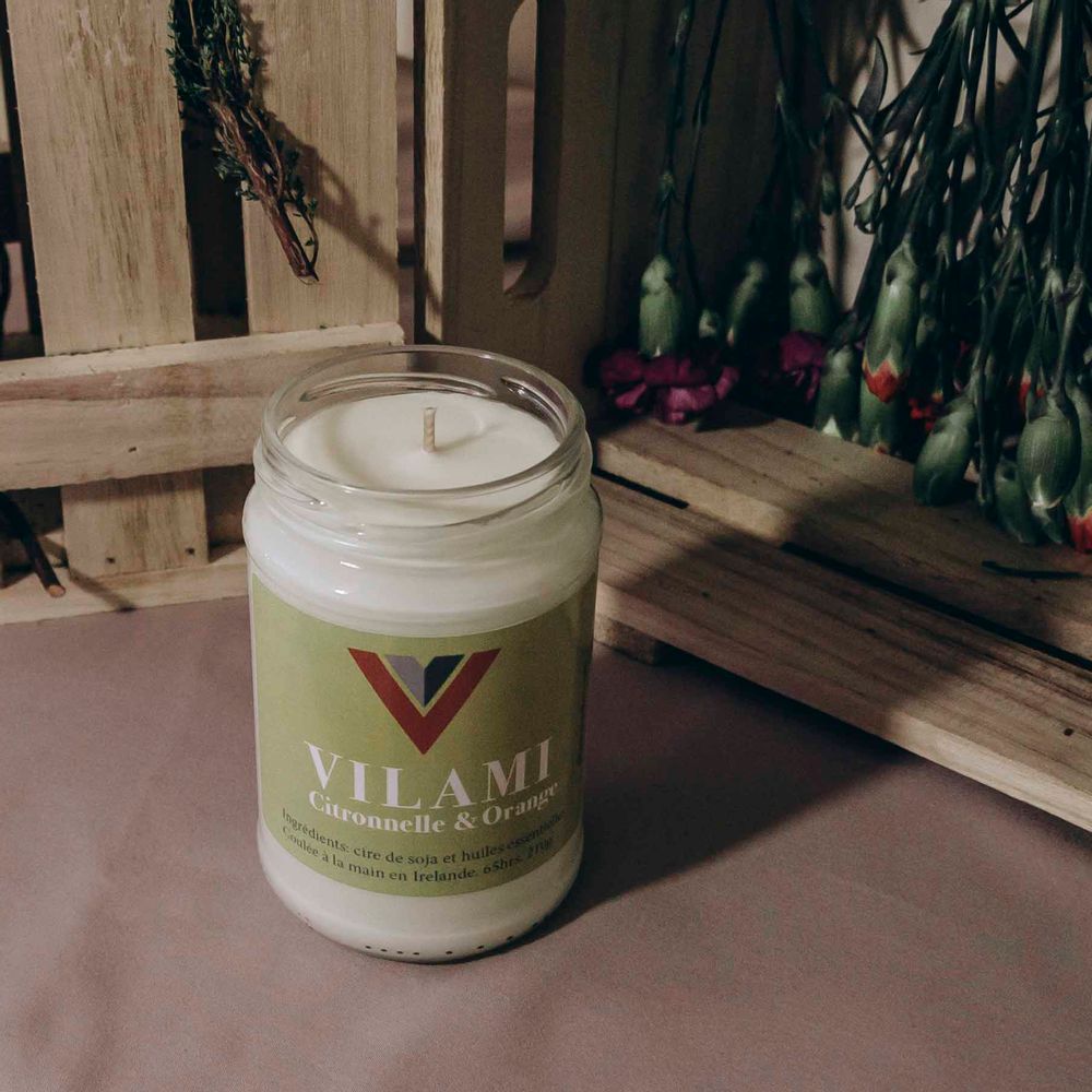 Candles - Lemongrass & Orange Candle - VILAMI