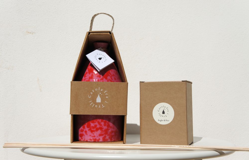 Cadeaux - Trullo Diffuseur Rouge et Fucsia - CAROLA FRA I TRULLI