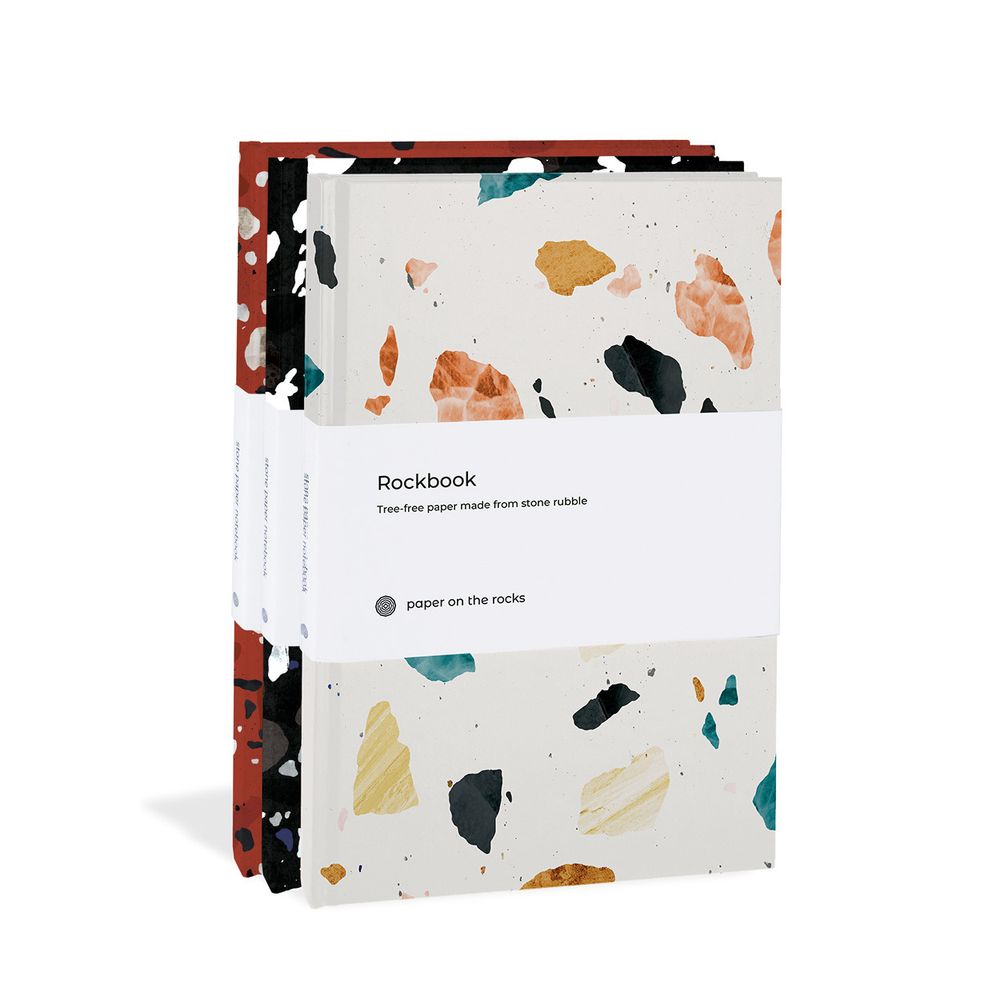 Stationery - Saint Terrazzo | Hardcover Rockbook - PAPER ON THE ROCKS