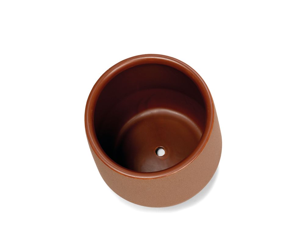 Flower pots - Terracotta ceramic flowerpot Ø18x18 cm AX71197 - ANDREA HOUSE
