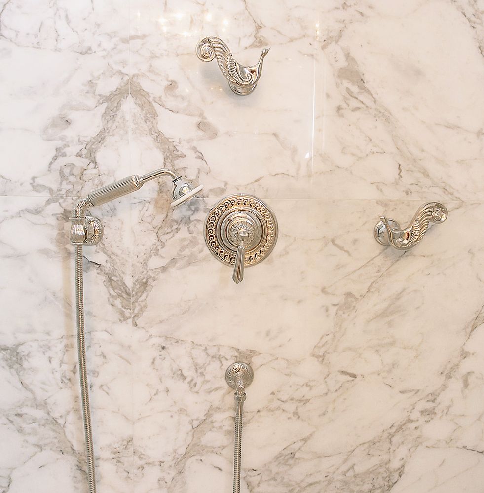 Robinetterie - Ensemble douche (mitigeur, robinets,douchette), Collection Oiseaux du paradis - VOLEVATCH