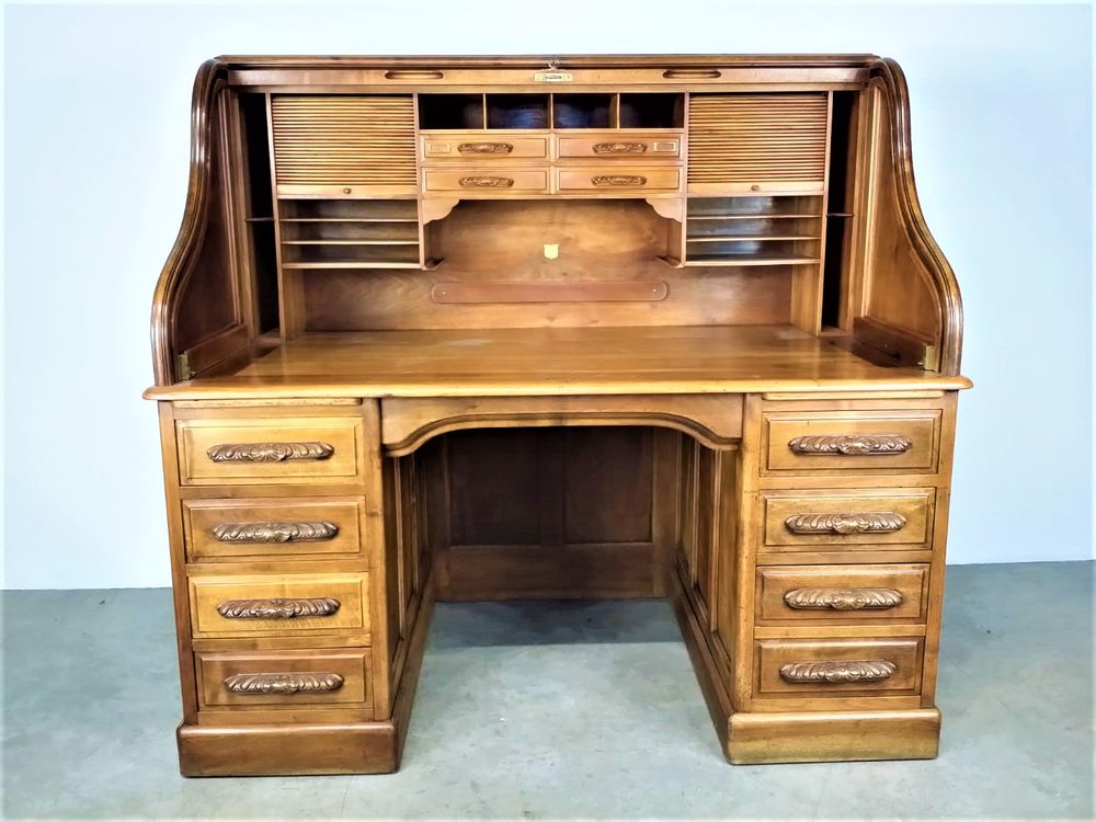 Bureaux - Bureau Américain en noyer. - JD PRODUCTION - JD CO MARINE