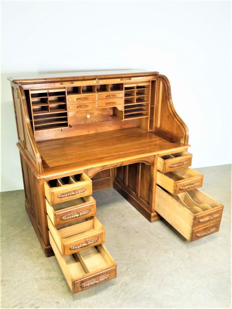 Bureaux - Bureau Américain en noyer. - JD PRODUCTION - JD CO MARINE