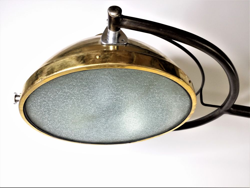 Decorative objects - Scialytic with Brass Head Counter Weight  - JD PRODUCTION - JD CO MARINE