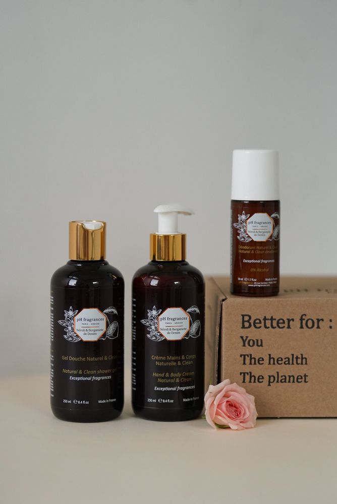 Cosmétiques - Gel douche, créme mains & corps, déodorant - PH FRAGRANCES