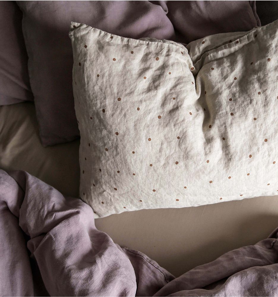 Linge de lit - taie d'oreiller en lin - OOH NOO