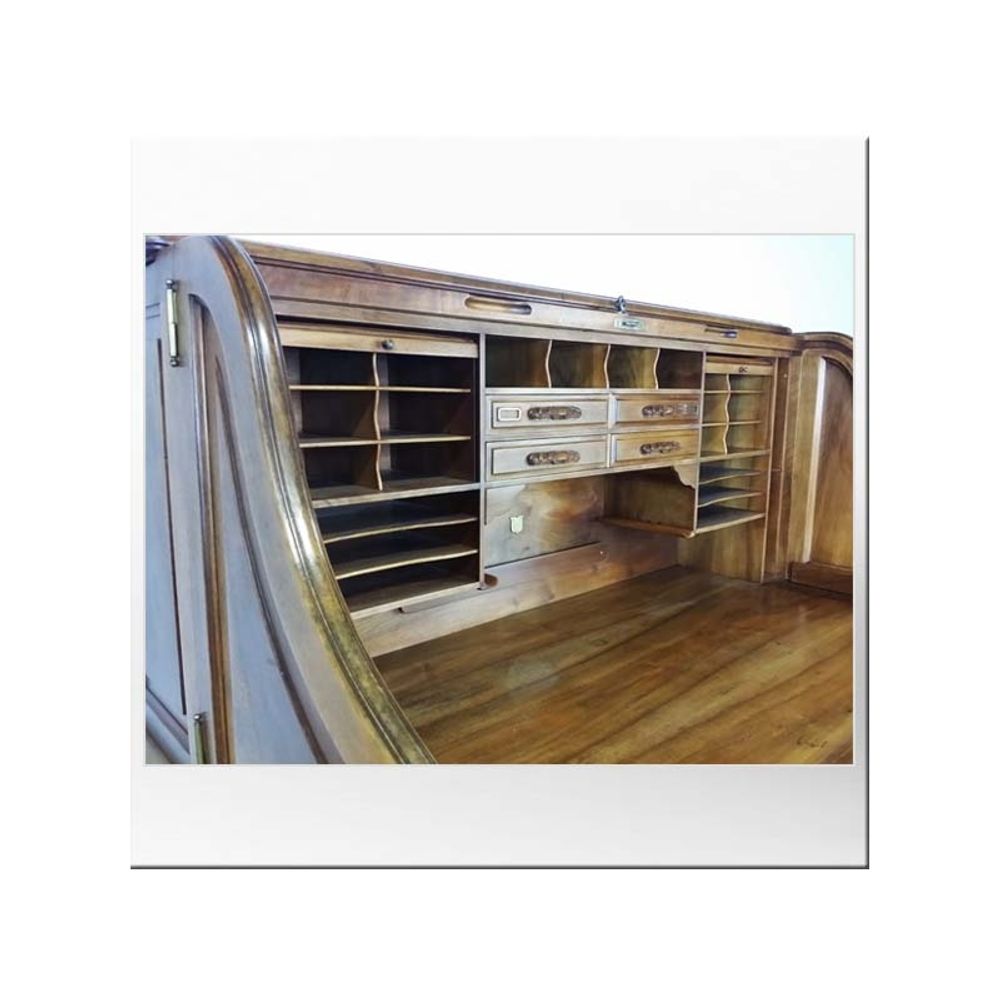 Bureaux - Bureau Américain en noyer. - JD PRODUCTION - JD CO MARINE