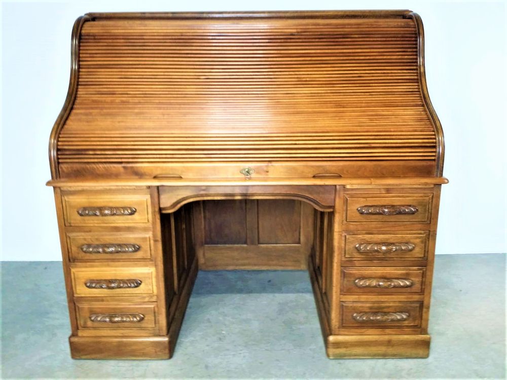 Bureaux - Bureau Américain en noyer. - JD PRODUCTION - JD CO MARINE