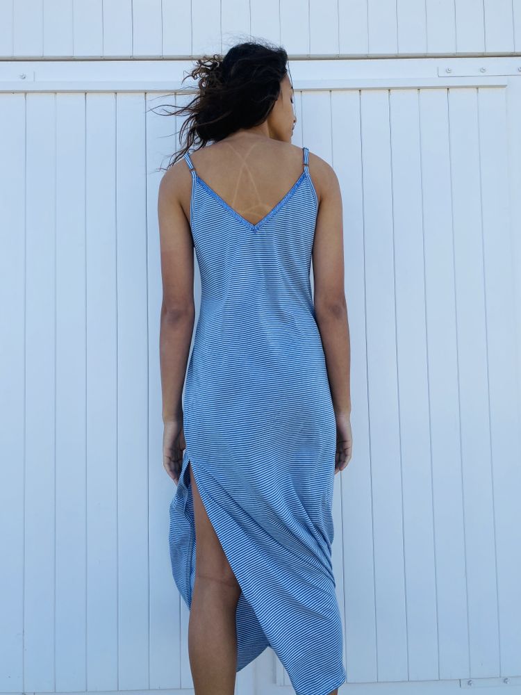 Prêt-à-porter - Robe longue à rayures - MON ANGE LOUISE