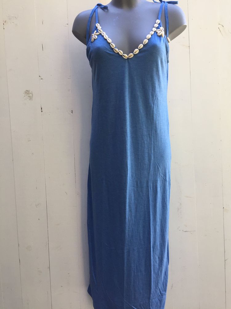 Apparel - Stone washed long dress - MON ANGE LOUISE
