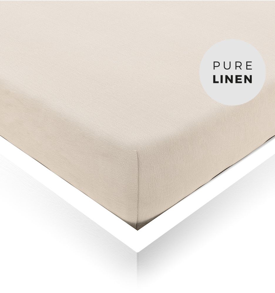 Linge de lit - Drap housse en lin - OOH NOO