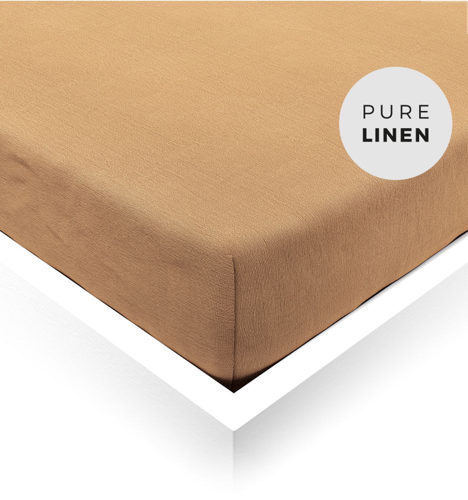 Linge de lit - Drap housse en lin - OOH NOO