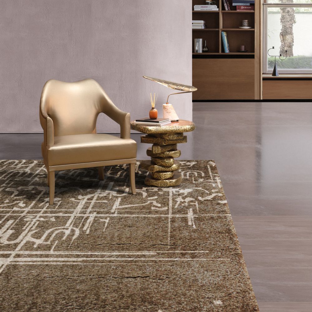 Tapisseries - Tapis Blanc Ink - RUG'SOCIETY