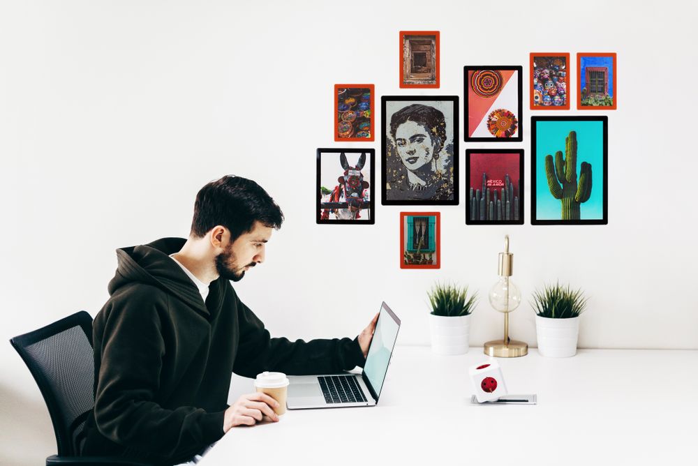Other wall decoration - Module for 8 pictures - SLIMPYX