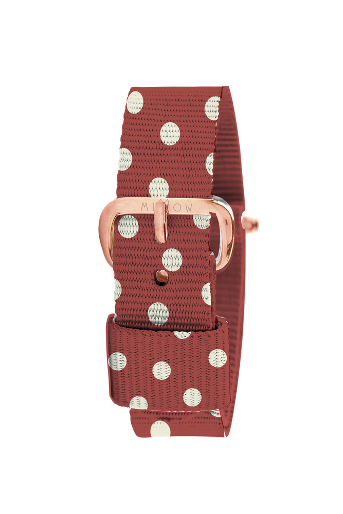 Jewelry - Watch Strap Cinnamon Polka Dots - MILLOW PARIS