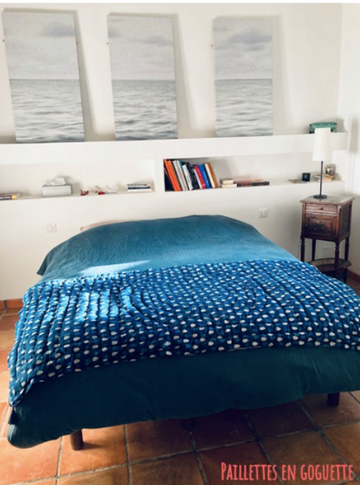 Homewear - Handmade bedspread in block-print - PECHAAN