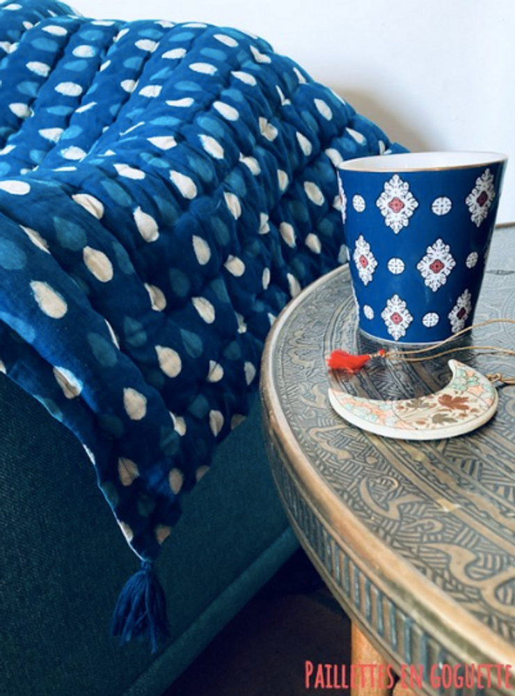 Homewear - Handmade bedspread in block-print - PECHAAN