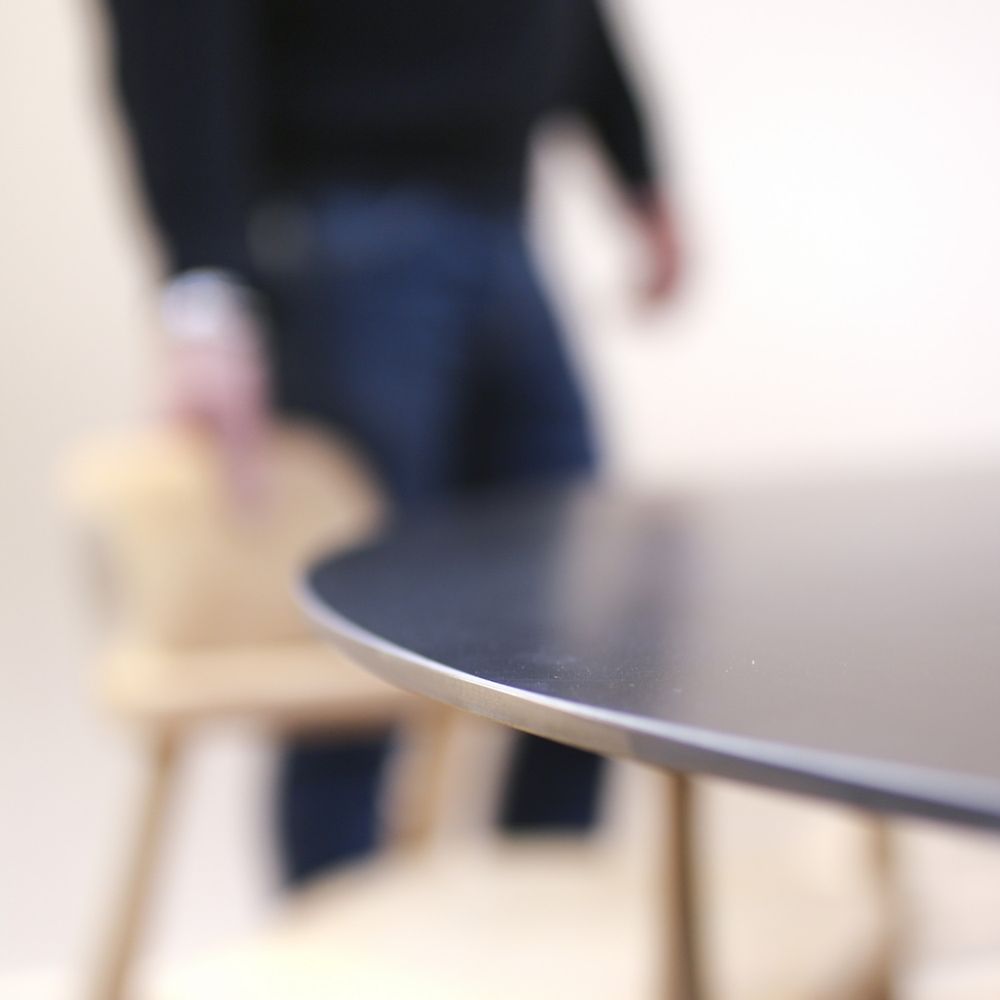 Dining Tables - Lombok round metal dining table - TERRE ET METAL
