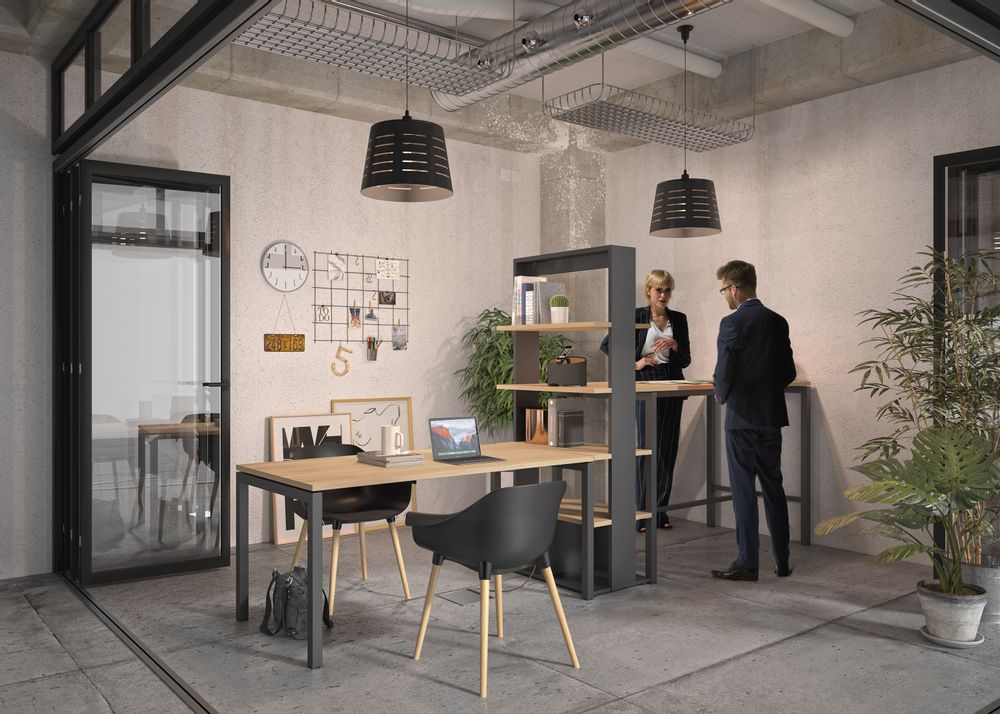 Mobilier et rangements pour bureau - Bureau coworking CONNEXION - GAUTIER OFFICE