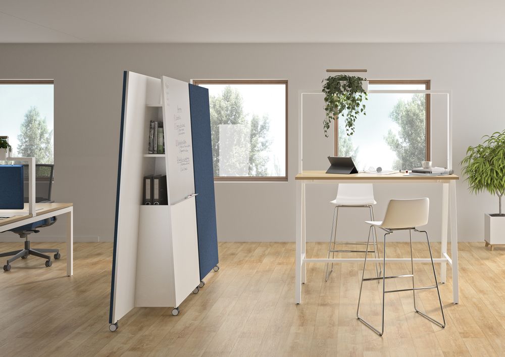 Office furniture and storage - CONNEXION coworking desk - GAUTIER OFFICE