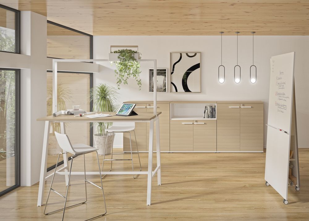 Office furniture and storage - CONNEXION coworking desk - GAUTIER OFFICE