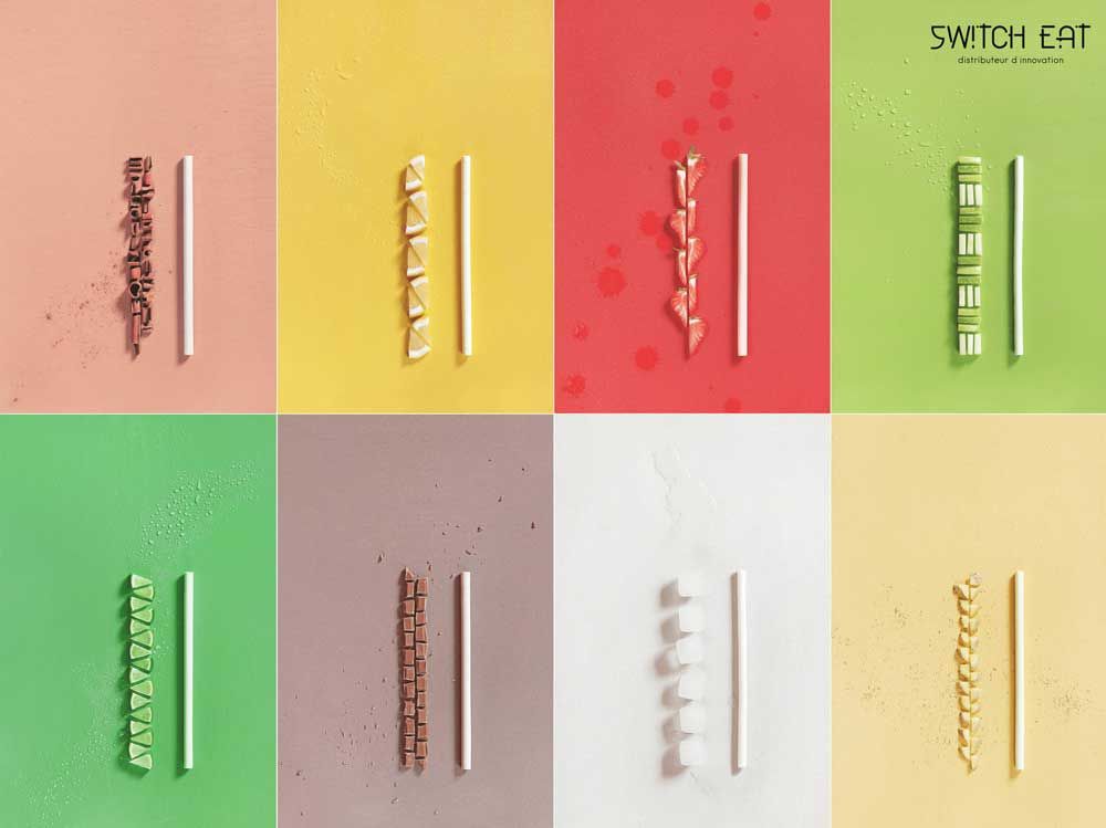 Épicerie fine - Pailles comestibles, compostables et biodégradables saveur Chocolat - SWITCH EAT
