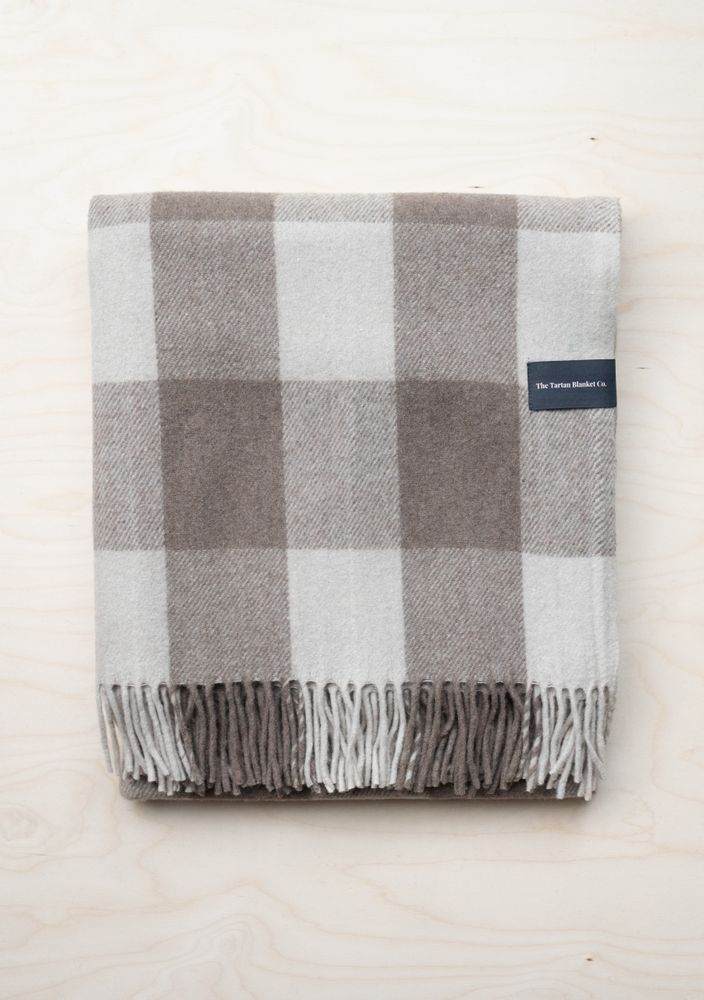 Plaids - Couverture en laine recyclée en Jacob Tartan - THE TARTAN BLANKET CO.