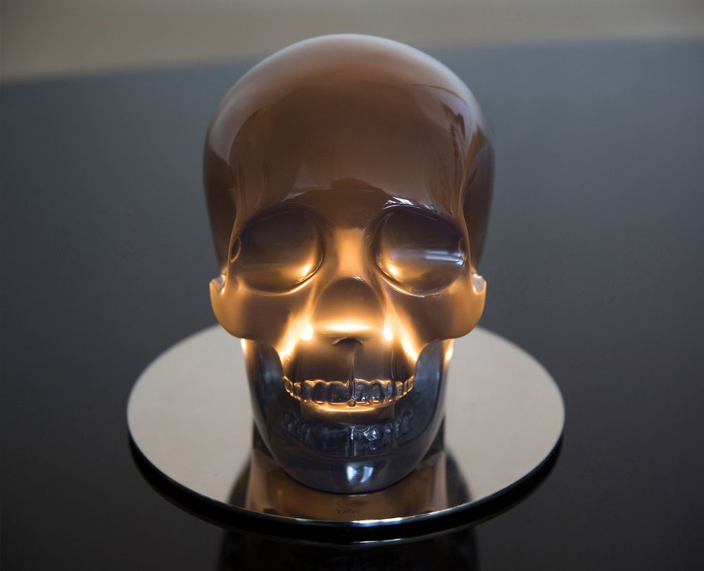 Desk lamps - Vintage Cranium Lamp - VALLVÉ