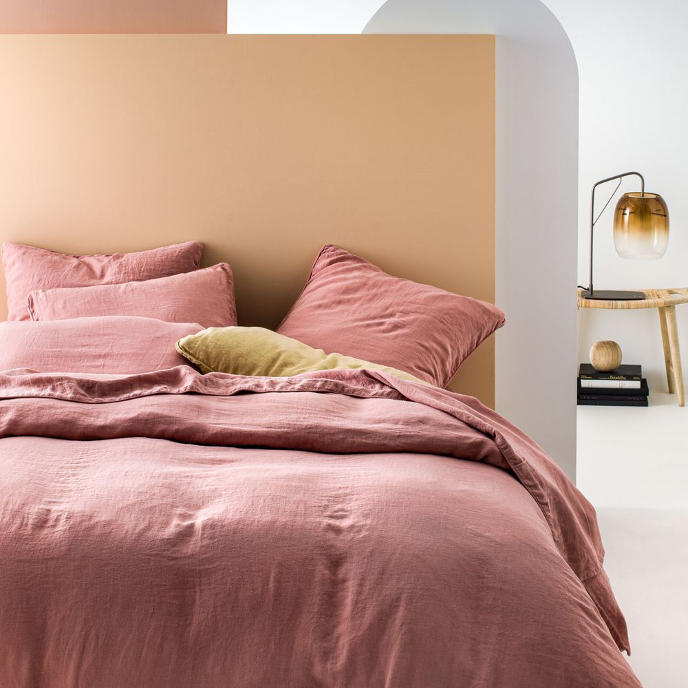 Hotel bedrooms - Hemp Dream Bed linen - BLANC CERISE