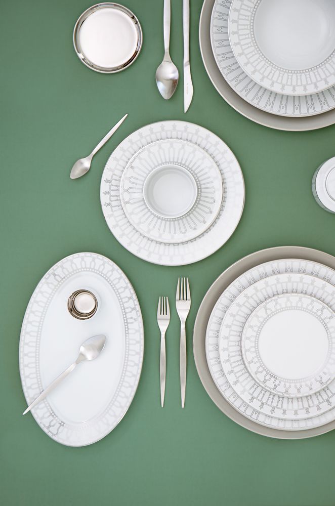 Couverts & ustensiles de cuisine - Allegro assiettes en porcelaine - PORCEL