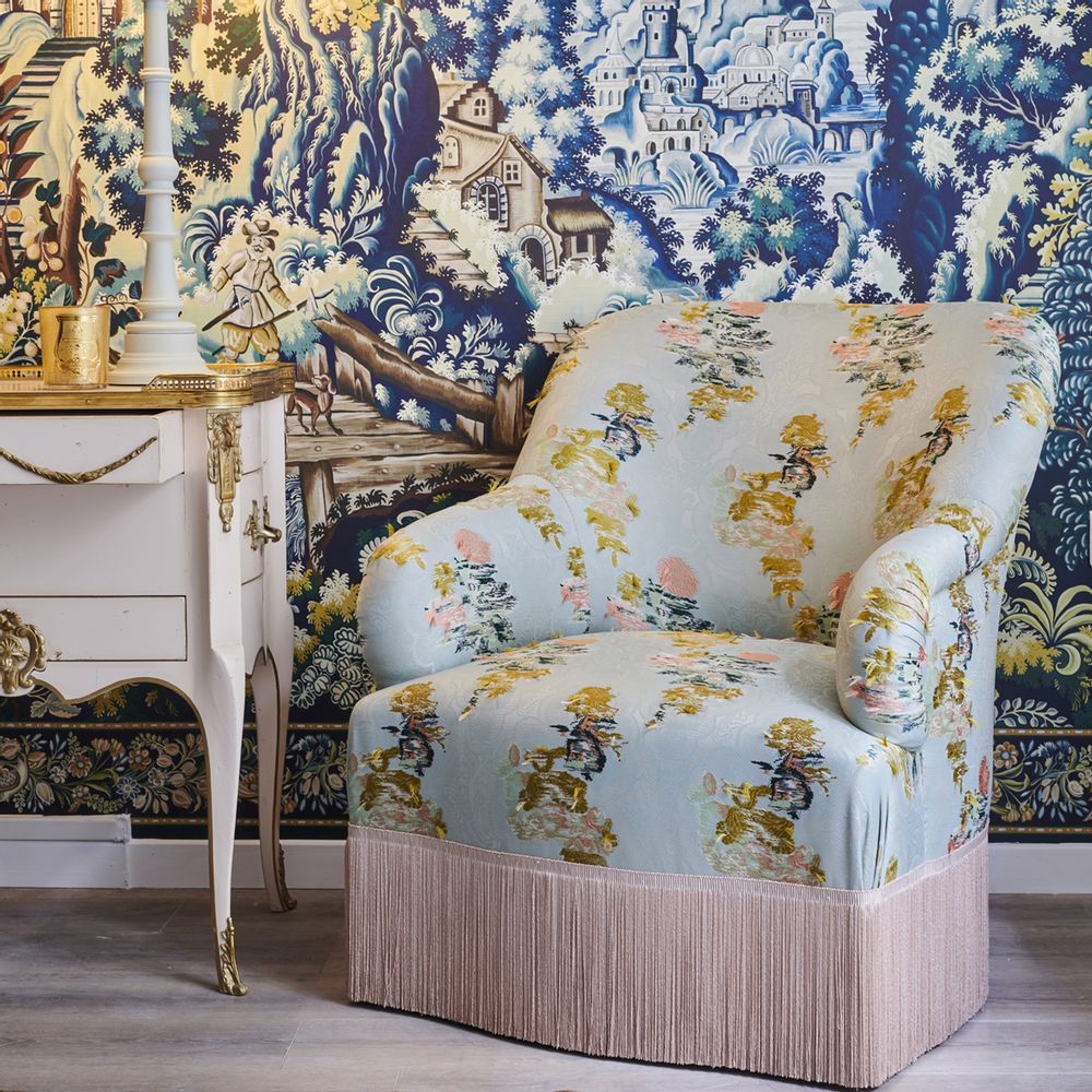 Chambres d'hôtels - Fauteuil Anglais CARY - réf. CAR - MOISSONNIER