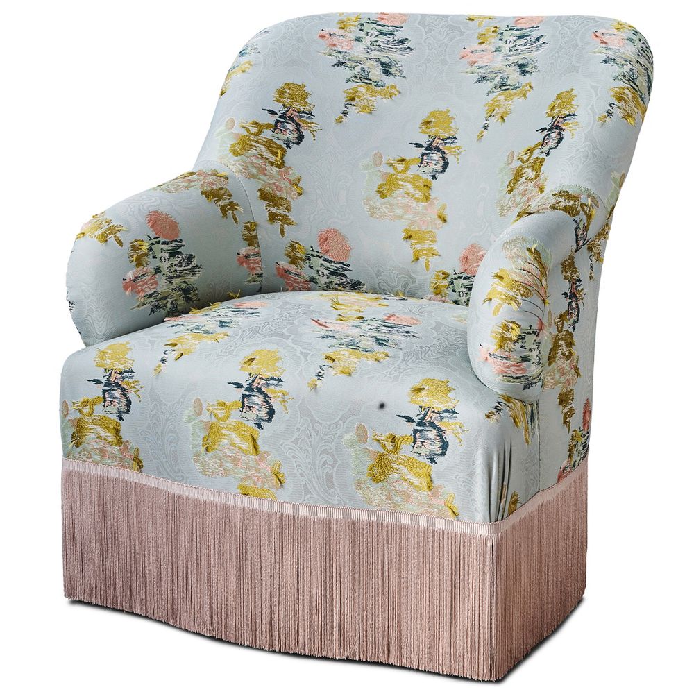 Chambres d'hôtels - Fauteuil Anglais CARY - réf. CAR - MOISSONNIER