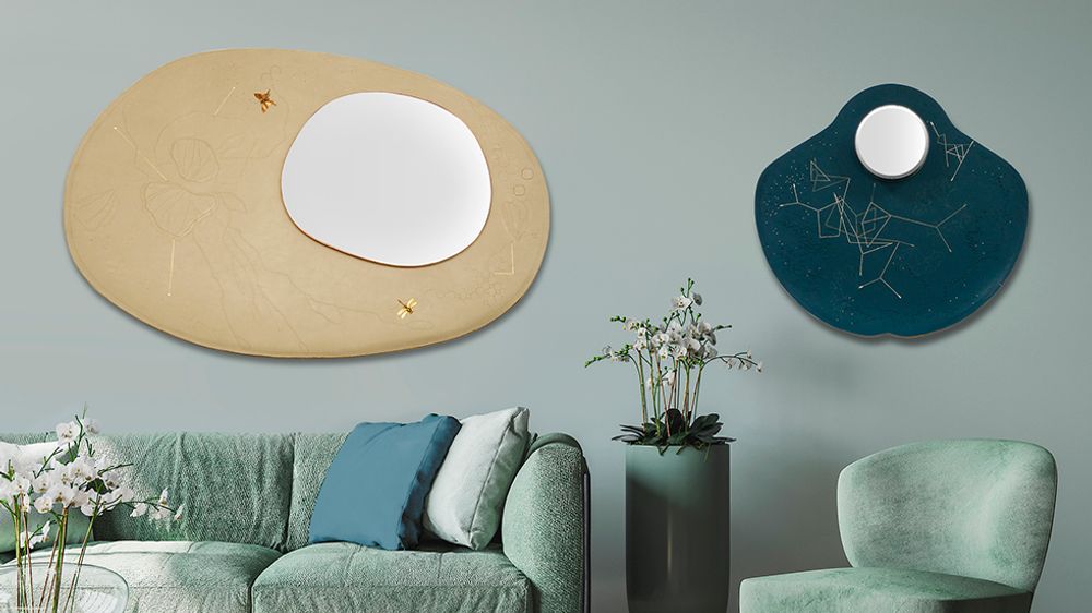Mirrors - OM Collection Mirror: Golden Arrow - MARIE BARTHES