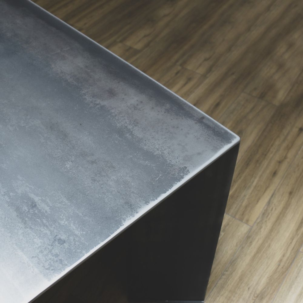 Coffee tables - Minimal metal coffee table - TERRE ET METAL