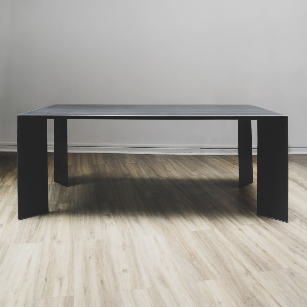 Dining Tables - Minimal metal dining table - TERRE ET METAL