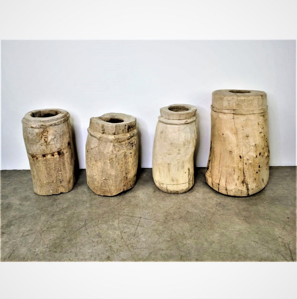 Decorative objects - Bleached Wood Mortar - JD PRODUCTION - JD CO MARINE