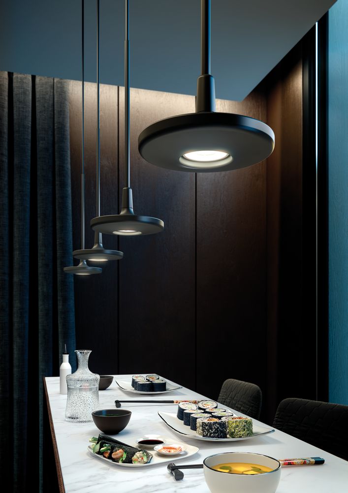Suspensions - Lampe à suspension bouton - ESTILUZ
