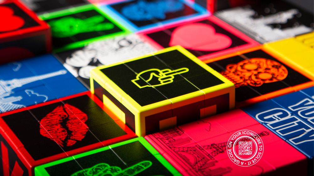 Design objects - ICONICUBE ARTCOLLECTION MEMO DESIGNS - ICONICUBE