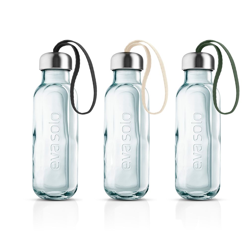 Travel accessories - Recycled glass bottle black - EVA SOLO