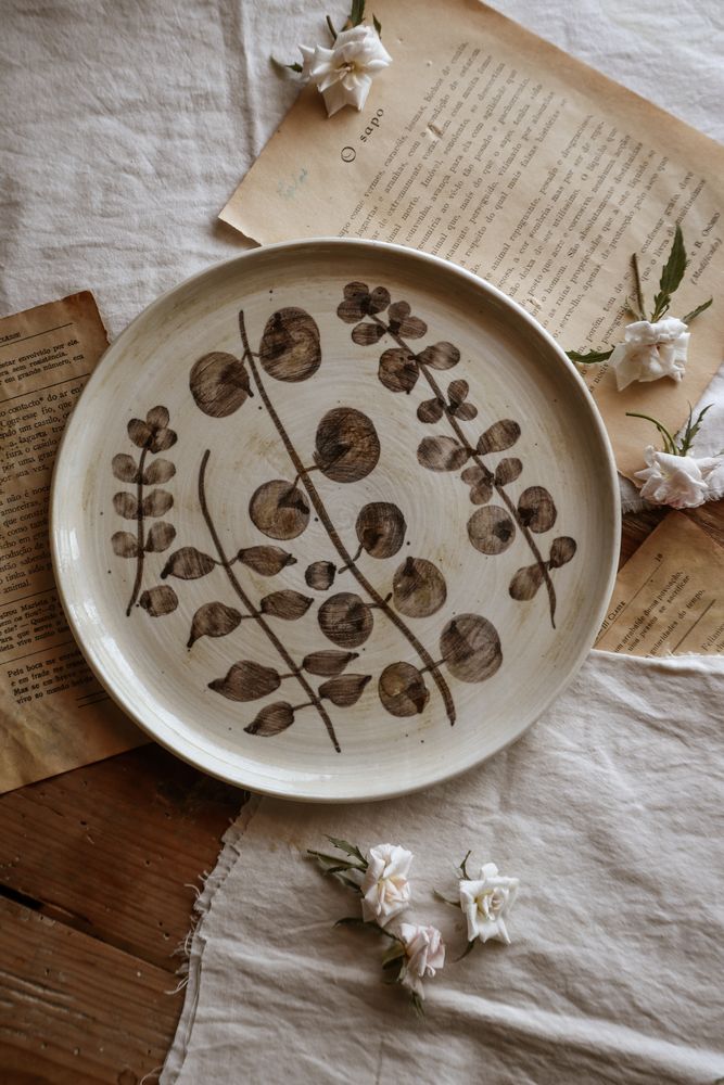 Accessoires thé et café - { Botanical } par Francisco Segarra | Plates - NOSSE CERAMICS1