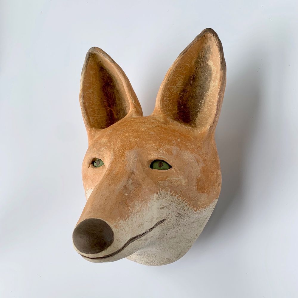Other wall decoration - Fox and Bear Masks - CIRCATERRA CÉRAMIQUE