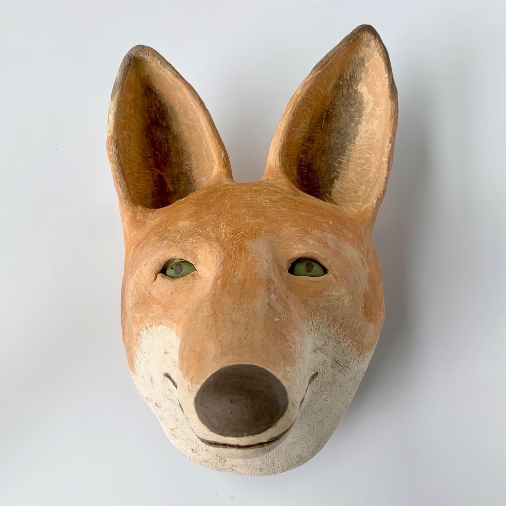 Other wall decoration - Fox and Bear Masks - CIRCATERRA CÉRAMIQUE