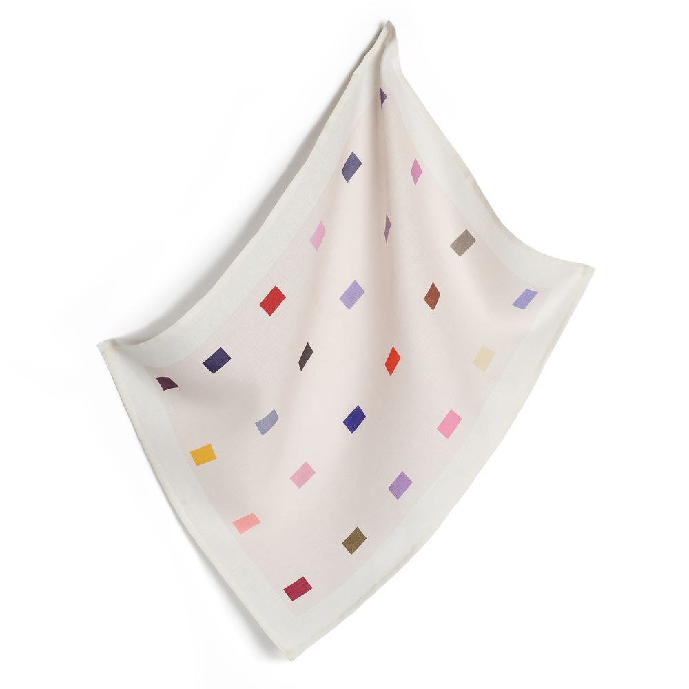 Kitchen linens - block pink tea towel - HELLEN VAN BERKEL HEARTMADE PRINTS