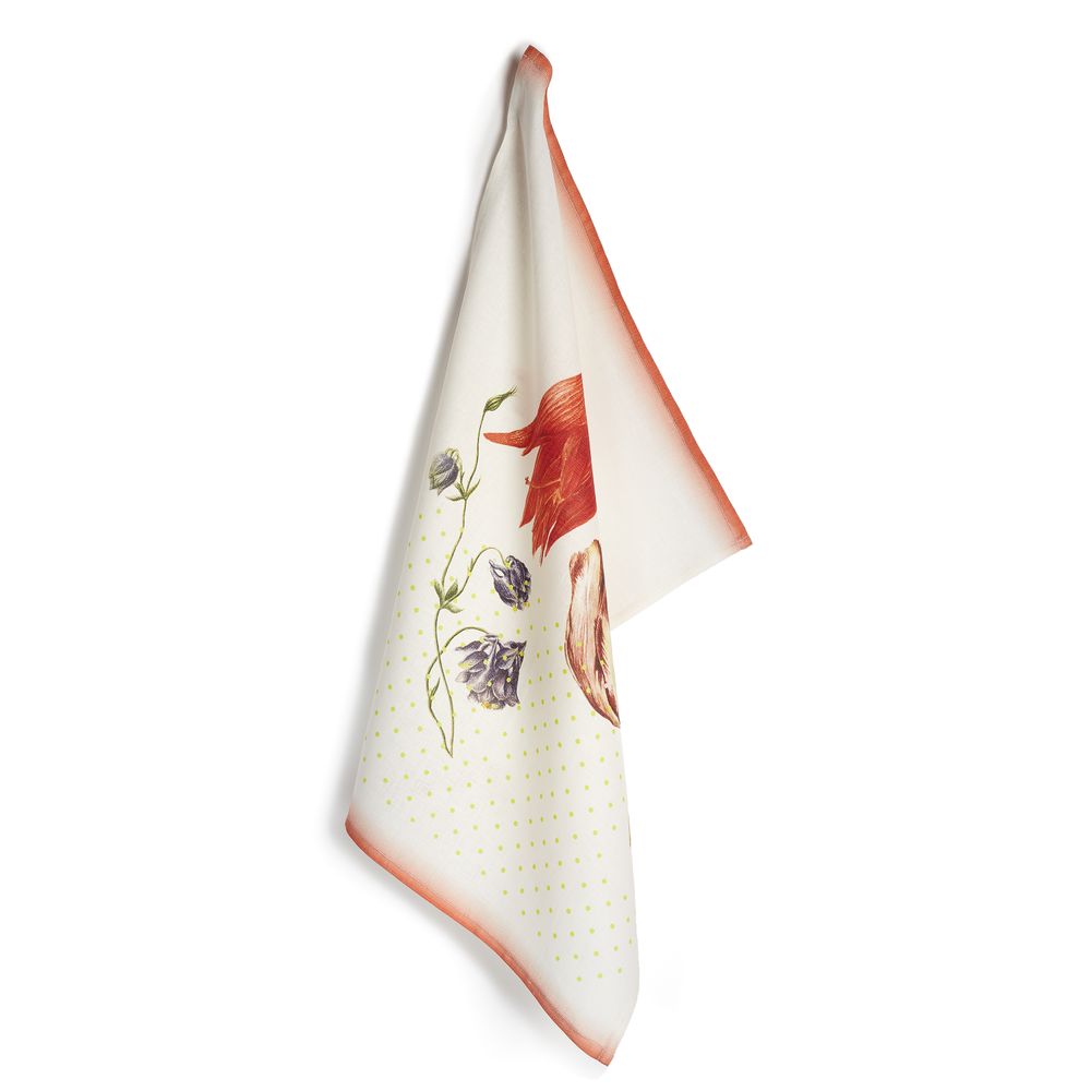 Kitchen linens - tulip tea towel - HELLEN VAN BERKEL HEARTMADE PRINTS