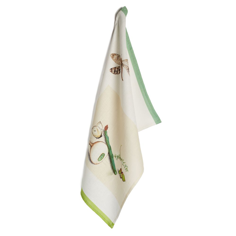 Linge d'office - Torchon Leaf - HELLEN VAN BERKEL HEARTMADE PRINTS