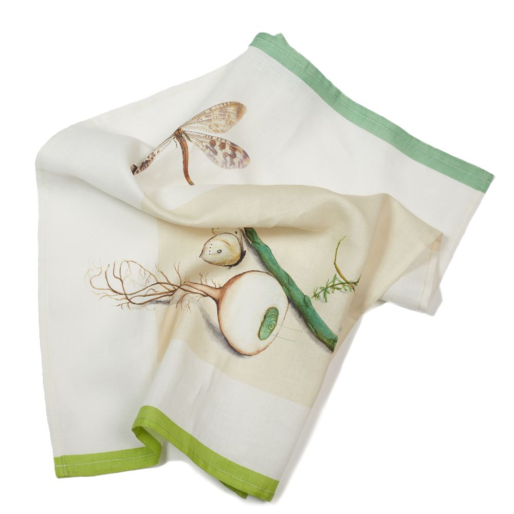 Linge d'office - Torchon Leaf - HELLEN VAN BERKEL HEARTMADE PRINTS